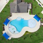 Arcadia Trails Pool top down aerial view