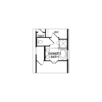 Optional Owners Bath Half Wall