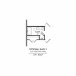 Optional Bath 2 with Double Sink Vanity