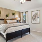 New construction home interior bedroom