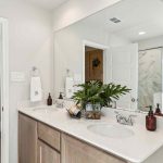 New construction home interior bathroom