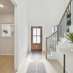 home in Belmont interior front door