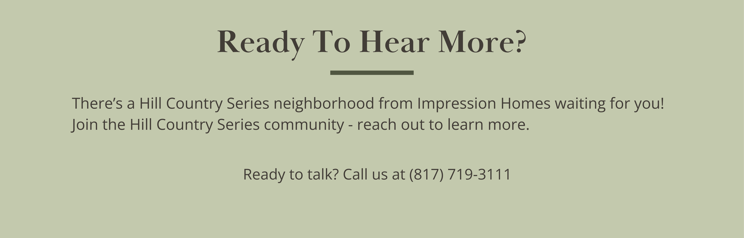 Need More Information?